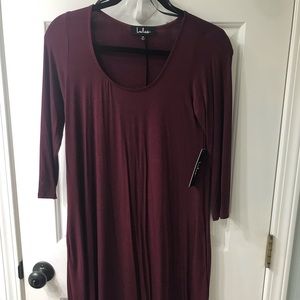 Wine Colored Dress